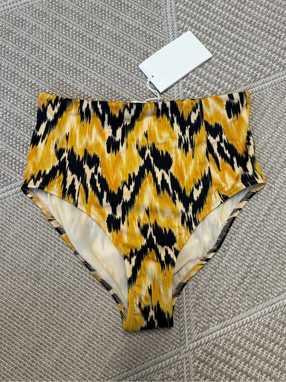 Ulla Johnson Zahara High-Rise Bikini Bottom (Solara)
